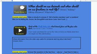 How-To: Math Interactive HyperDoc