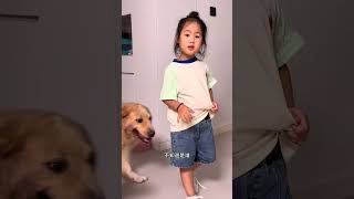 金毛的安全意識有多強，這也太有安全感了#pets #dog #shorts