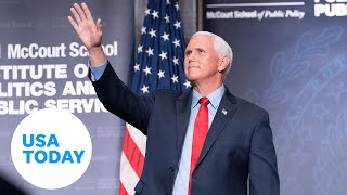 Mike Pence stops short of supporting Donald Trump's potential 2024 run | USA TODAY