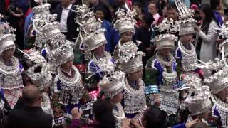 The parade of Miao Sisters' Meal Festival, Part 1