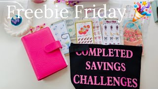 Freebie Friday No. 4 🎉 | $124 | Mini Savings Challenges | Single Mom Budget