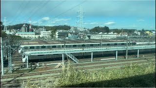 東急電鉄長津田検車区・車両基地の様子（2024.1.24.13:44）恩田出場試運転後の車両どこにおるのかな