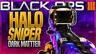 HALO SNIPER In BLACK OPS 3 Good Or Bad? - BO3 P-06 Sniper DARK MATTER Weapon Camo Live Gameplay