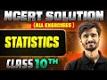 Statistics | Complete NCERT WITH BACK EXERCISE in 1 Video | Class 10th