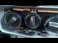 How to Remove And Install Light Bulb Behind Heater or AC Controls VW SKODA SEAT AUDI