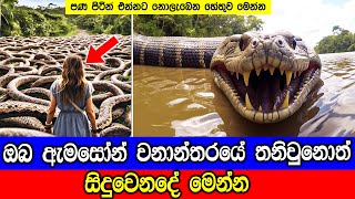 ඔබ ඇමසෝන් වනාන්තරයේ තනිවුනොත් සිදුවෙනදේ මෙන්න.