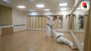 Junro Yondan 順路四段 and Bunkai 分解 Asai kata.