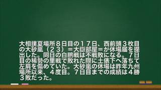 ＜大相撲＞大砂嵐が休場、左肩痛める