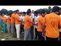 nilphamari govt high school teachers handshake before playing football