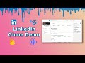 LinkedIn Clone React (Redux) & Firebase | React Projects | Advanced React projects