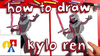How To Draw Kylo Ren From Star Wars