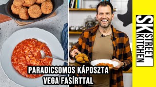 Zé-féle 🍅PARADICSOMOS🍅 káposzta vega fasírttal 🧆