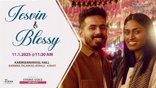 JESVIN \u0026 BLESSY || ENGAGEMENT CEREMONY || HYMNS VOICE  || KARIMBA || 11-01-2025 ||