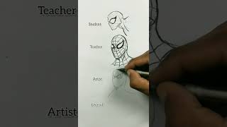 How to Draw Spiderman | #shorts #art #drawing #viral #tutorial #spiderman