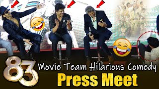 83 Movie Team Hilarious Comedy Press Meet | Ranveer Singh | Nagarjuna | Kapil Dev | Mirror Tollywood