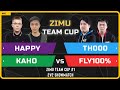 WC3 - Zimu Team Cup #1 - 2v2 Showmatch: Happy & Kaho vs TH000 & Fly100%