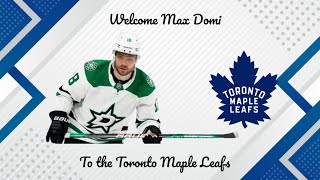 Welcome Max Domi to the Toronto Maple Leafs - Highlights