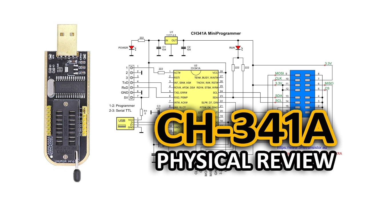 Programmer Ch341a Physical Review English Youtube