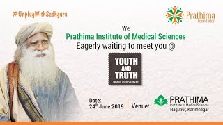 Prathima Foundation #Unplugwithsadhguru at PIMS, Karimnagar