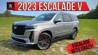 The 2023 Cadillac Escalade V Is A Loud & Proud Supercharged Flagship SUV