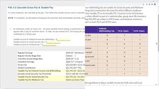CH 3 PR Video 3 Example Problem Taxable Pay