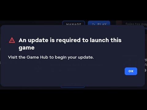 Fix EA App Error An Update Is Required To Launch This Game