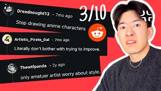 Rating the Most Unpopular Art Advice from Reddit. 🤨