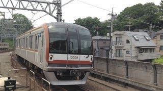 東急東横線多摩川駅を通過する東京メトロ10000系10108F特急川越市行き