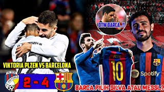 Hasil pertandingan Viktoria Plzen vs Barcelona 2 - 4 🔥Barca pilih Siva atau Messi?Arteta otw Barca😱