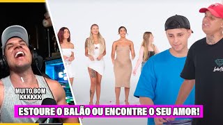 HUDSON AMORIM REAGINDO ESTOURE O BALÃO OU ENCONTRE O SEU AMOR! 💜 EP. 4