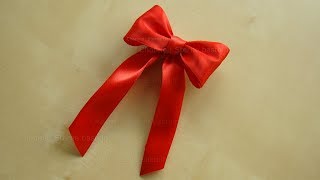 How to Tie a Bow with Ribbon