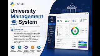 #Python #Project | University Management System with Database