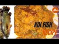 Koi fish  recipe, koi fish  curry 🍛