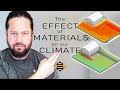 Materials and Thermal Outdoor Comfort with Honeybee | Ladybug Tools | Grasshopper3D | Rhino