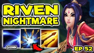 RIVEN MOST BIGGEST NIGHTMARE EVER (HOW TO BEAT) - S11 RIVEN TOP GAMEPLAY (Season 11 Riven Guide) #52