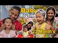 রুহির প্রতিদিনের রুটিন😱👍🤗| 22 Month's Baby Routine🤔😍 #babyroutine #babycare #babygirl #newborn #baby