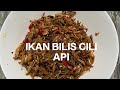 Ikan Bilis Goreng Cili Api Yang Pedas dan Sedap