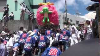 ２０１２年　壱岐郷ノ浦祇園山笠　佐賀里階段　子供山笠