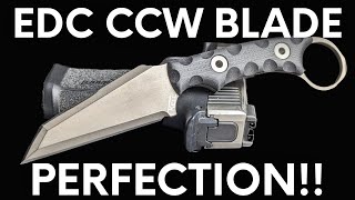 My Best New EDC Self Defense Concealed Carry Knife?🤯