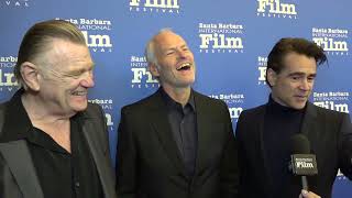 Brendan Gleeson, Martin McDonagh and Colin Farrell On The Red Carpet Interview At 38th SBIFF 2023
