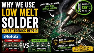 Why We Use Low Melt Solder In Electronics Repair - iRefab