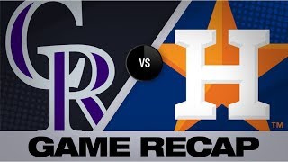 Gurriel's 8 RBIs lead Astros to 14-3 victory | Rockies-Astros Game Highlights 8/7/19