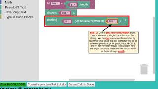 Blockly/Text2Code Introduction 8: Exercise 2