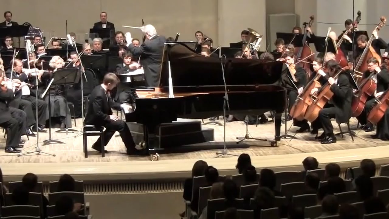 M. Ravel. Piano Concerto For The Left Hand (V. Gryaznov) - YouTube