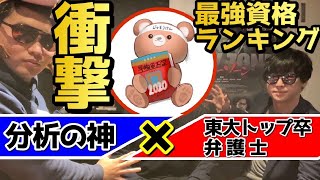 資格試験 コスパ最強はまさかの○○士？！意外すぎる結果【東大弁護士×大物コラボ】