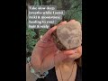 Reiki for hair growth. asmr moonstone crystal healing #shorts