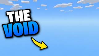 How to make a VOID WORLD In MINECRAFT!