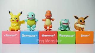 Pop'N STEP Pokemon Dancing Music - Pikachu Eevee Bulbasaur Squirtle Charmander