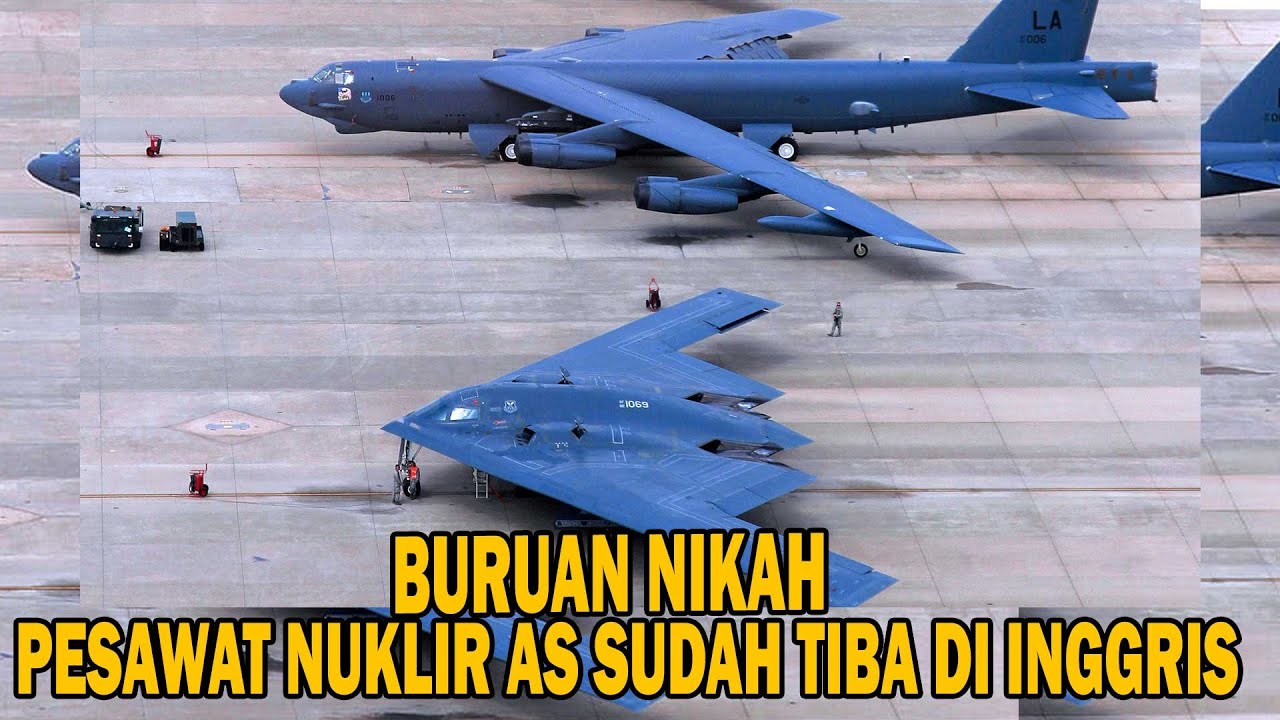 AS SERIUS KINI PESAWAT B2 STRATOFORTRESS PENGANGKUT NUKLIR TIBA DI ...