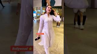 Bollywood actress |Saiee Manjrekar| spotted at airport #shorts #youtubeshorts